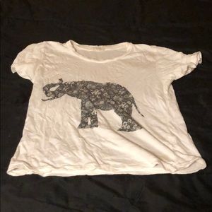 flower elephant shirt